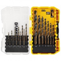 DeWALT Black & Gold HSS grąžtų rinkinys metalui (19 vnt.)